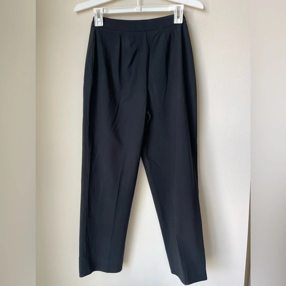 Talbots Black Petite Trousers Made In Japan Size 4 - Picture 2 of 11